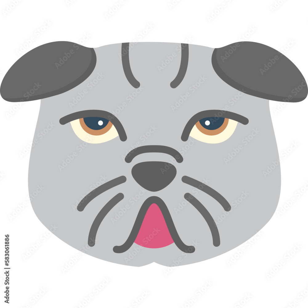 Naklejka premium Foldex Cat Icon