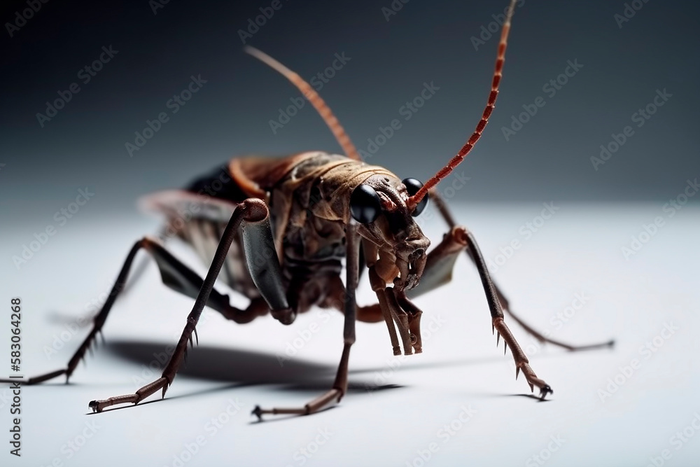 generative ai illustration of futuristic cyber alien insect generative ai illustration of futuristic cyber alien insect