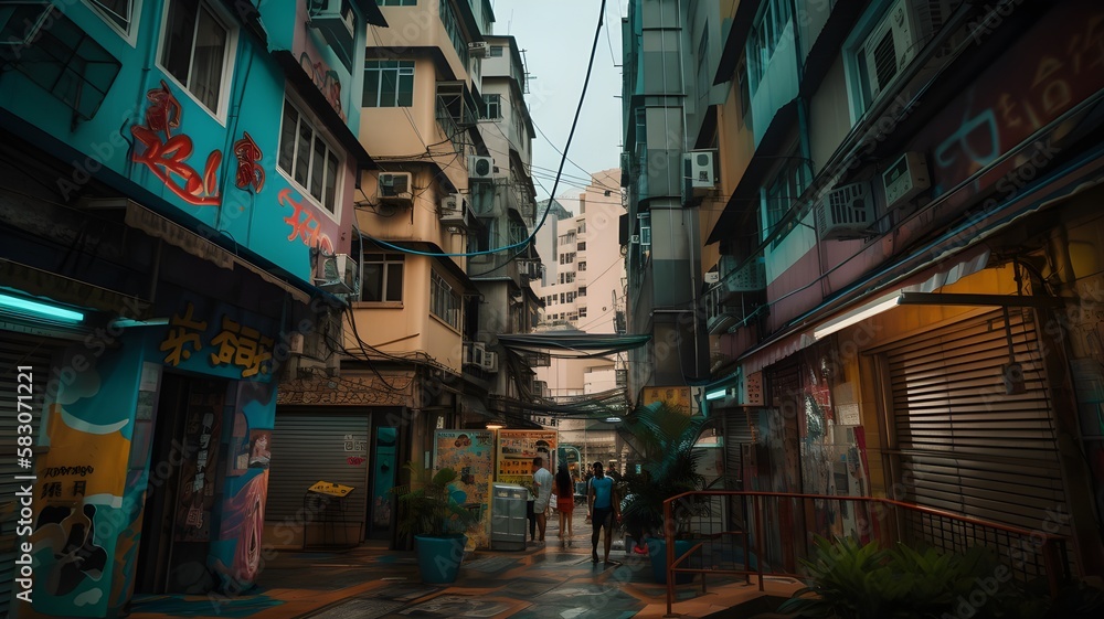 Rio's Eclectic Energy: Lo-Fi Cyberpunk Photography with Generative A