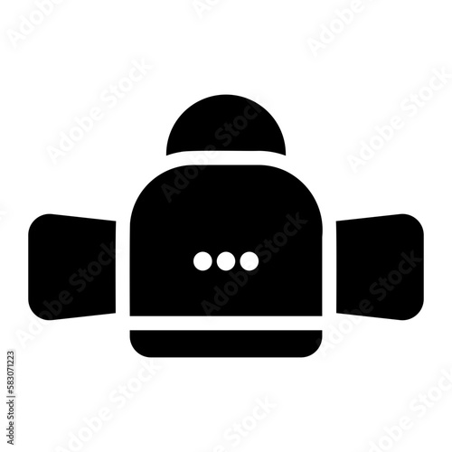 emperor glyph icon