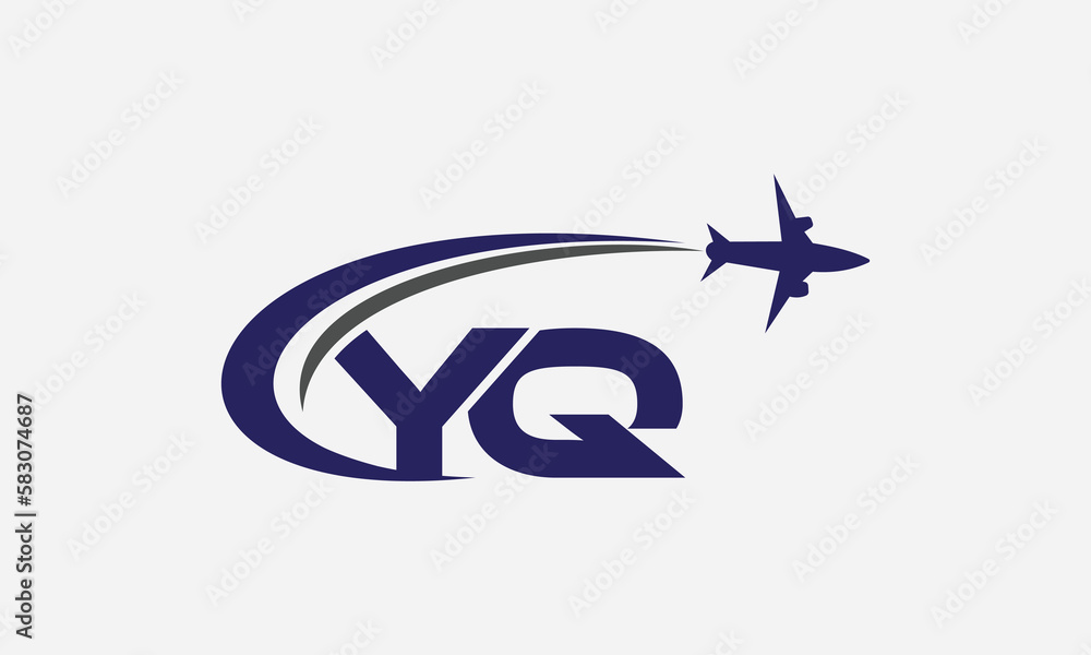 Tour and travel logo design, Airline agency symbol and aviation company monogram vector Tour and travel logo design, Airline agency symbol and aviation company monogram vector