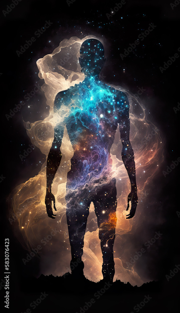 Double exposure galaxy background, epic view, smartphone wallpaper, (generated ai) Double exposure galaxy background, epic view, smartphone wallpaper, (generated ai)