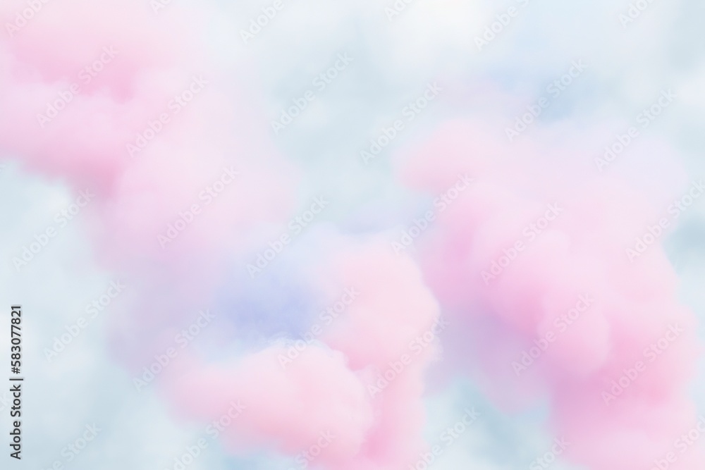 fantasy and dream pink sky and clouds, nature romantic background