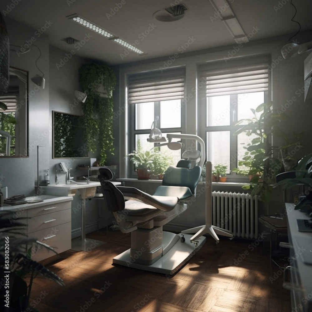 dental office, 3d style, generative ai dental office, 3d style, generative ai