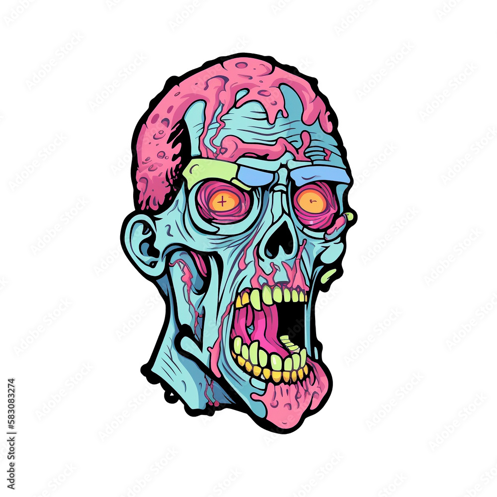 Fototapeta premium Zombie Head