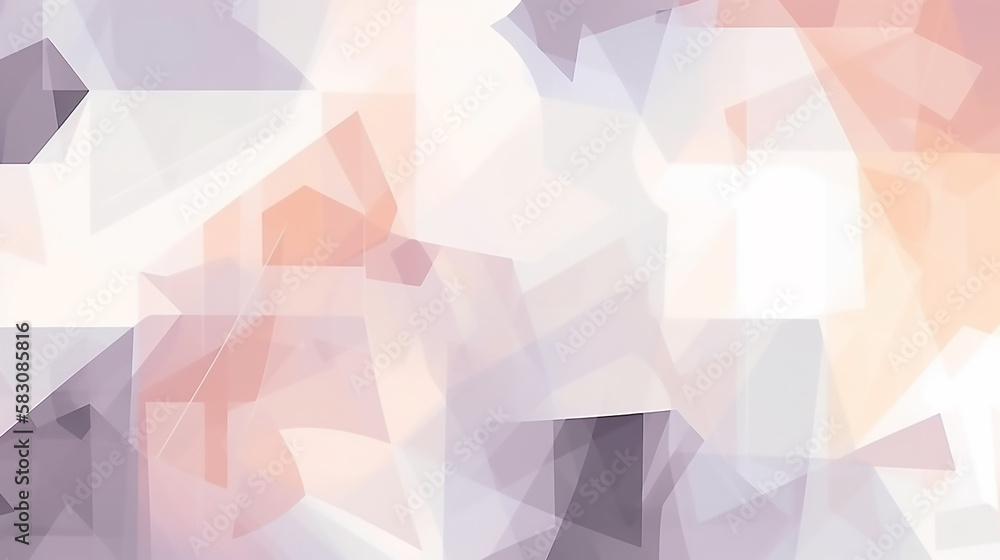 background with geometrical shapes, abstract minimalist, subtle colouring , Created using generative AI tools.