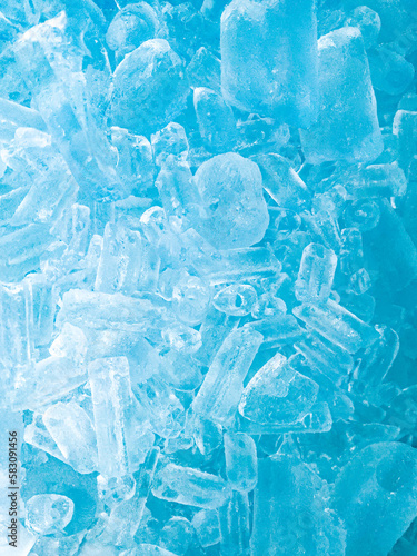 Ice cubes background, ice cube texture or background It makes me feel fresh and feel good, In the summer, ice and cold drinks will make us feel relaxed, Made for beverage or refreshment business.