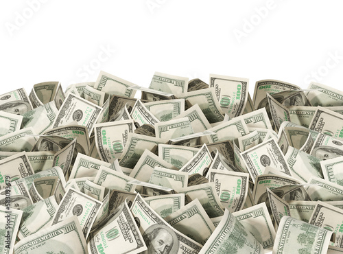 Canvastavla dollar notes 100 dollars cash money salary payment