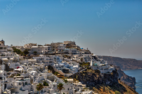 view from the top of  santorini © ELEFTHERIOS