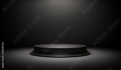 A black pedestal to bring focus to your product's details