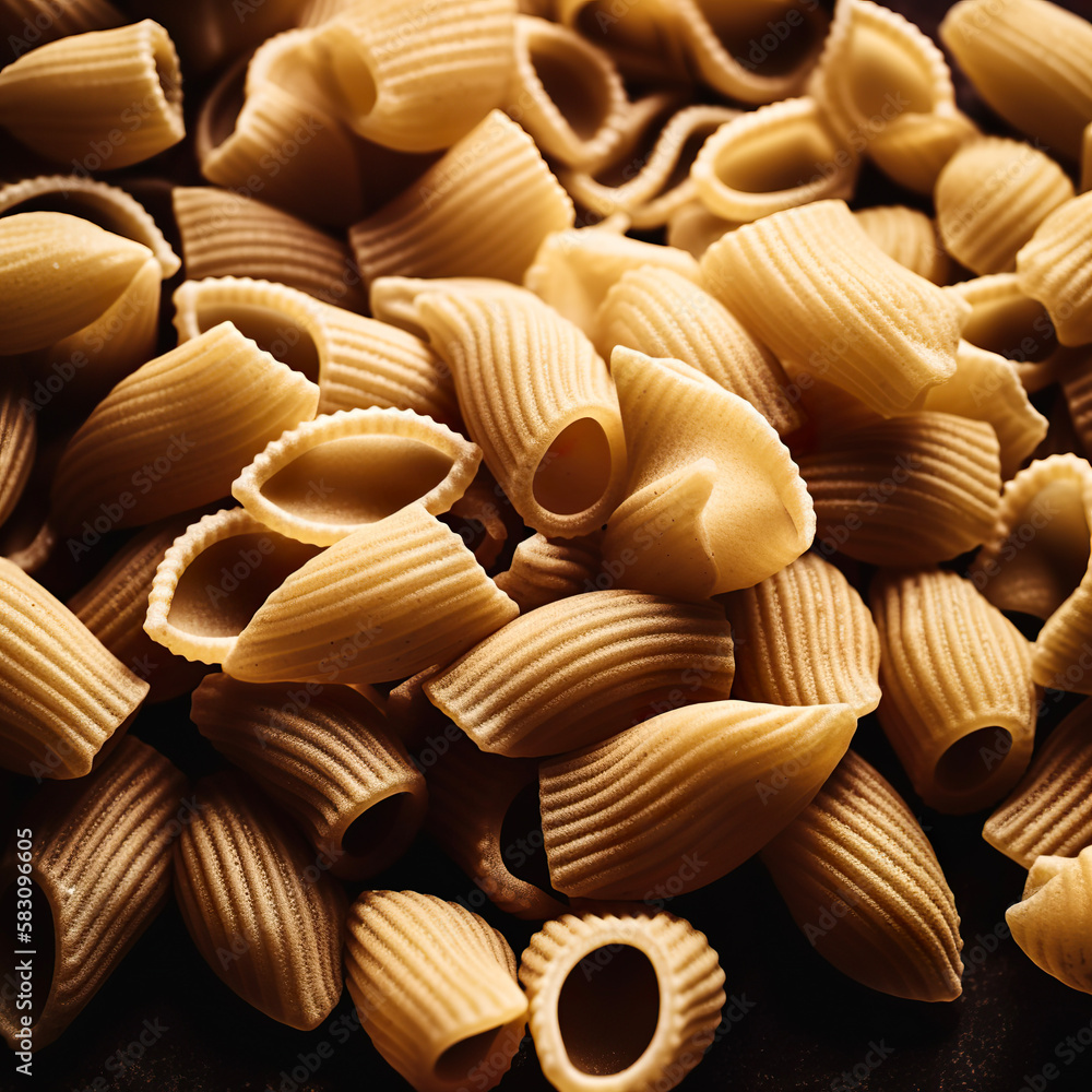 Close shot macaroni pasta Close shot macaroni pasta