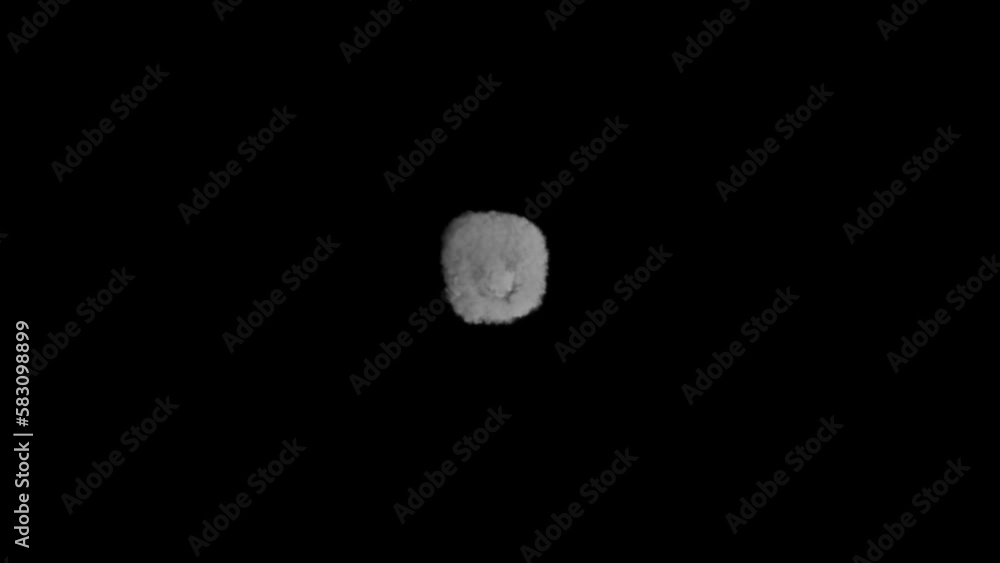 Aerial white smoke blowing overlay isolated on alpha background in 4K Aerial white smoke blowing overlay isolated on alpha background in 4K