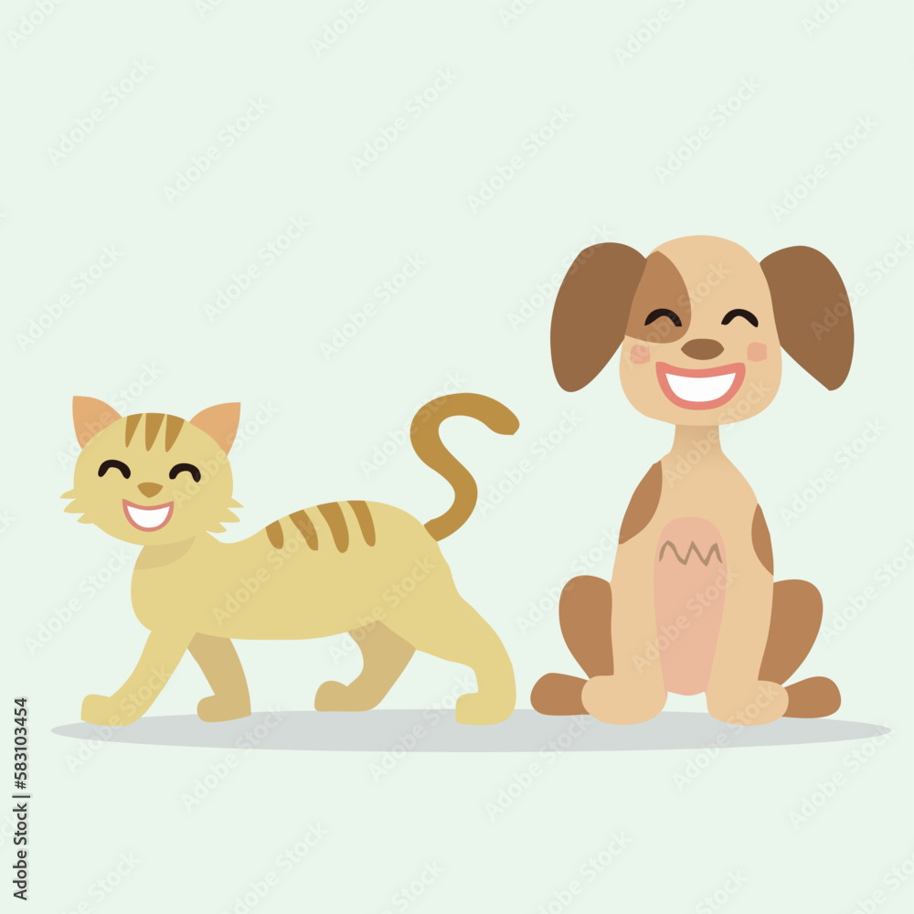 cat and dog