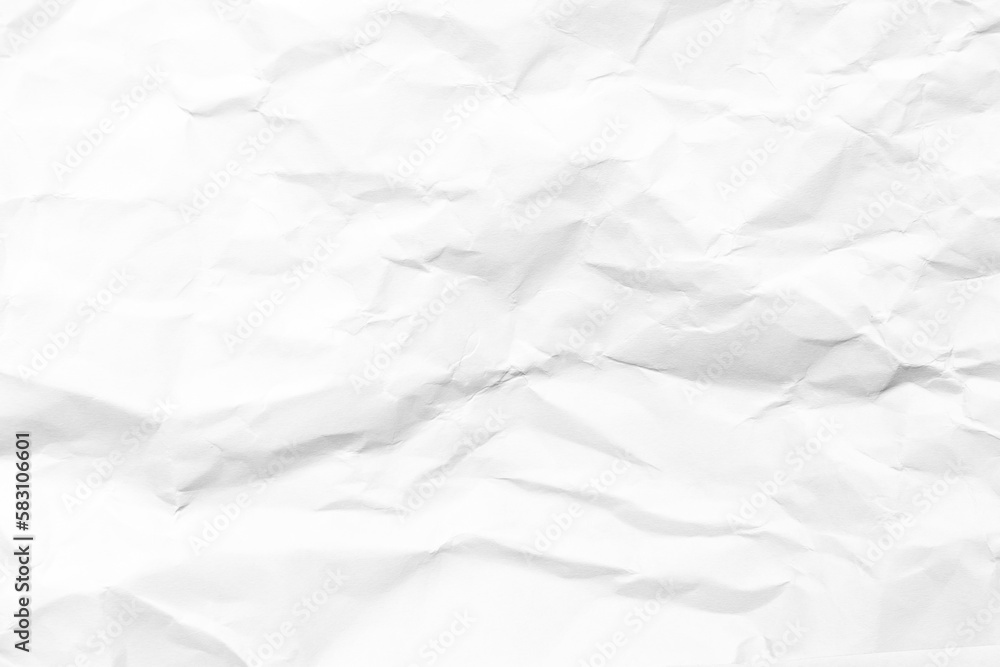 Grunge wrinkled white color paper textured background with copy space Grunge wrinkled white color paper textured background with copy space