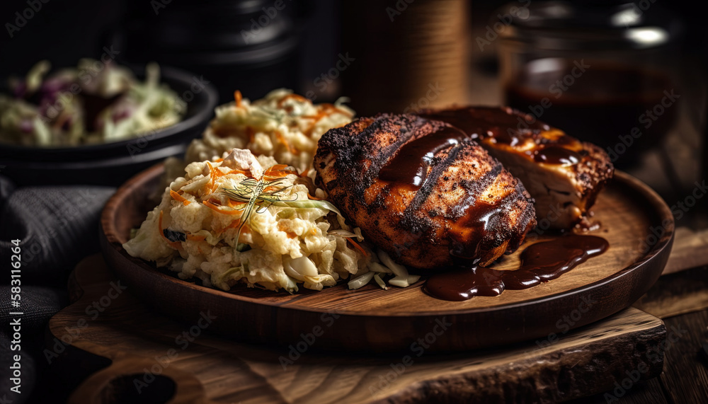 Artisanal caribbean food: BBQ sauce Artisanal caribbean food: BBQ sauce