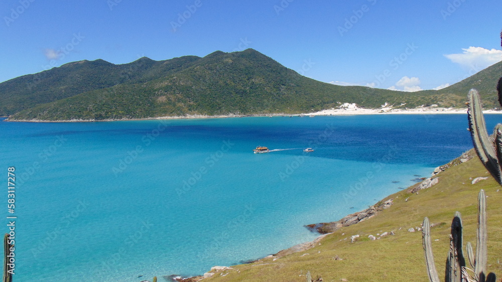 beautiful waters in arraial do cabo