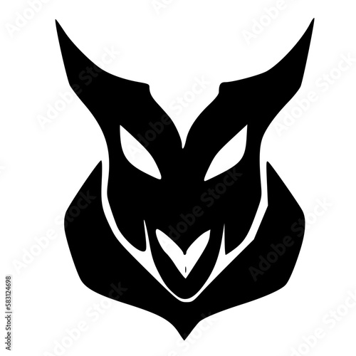 black and white of icon shape