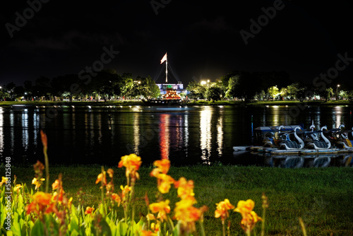 Night View of Hue in Vietnam
