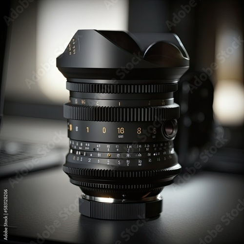 camera lens close up