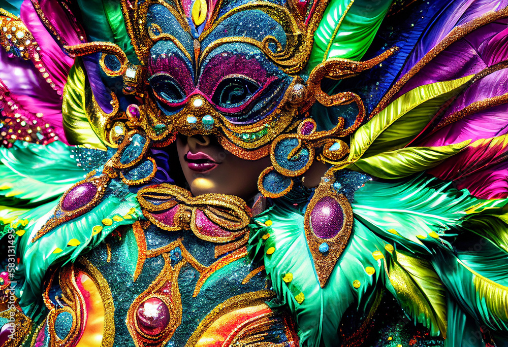 Fototapeta premium venetian carnival mask