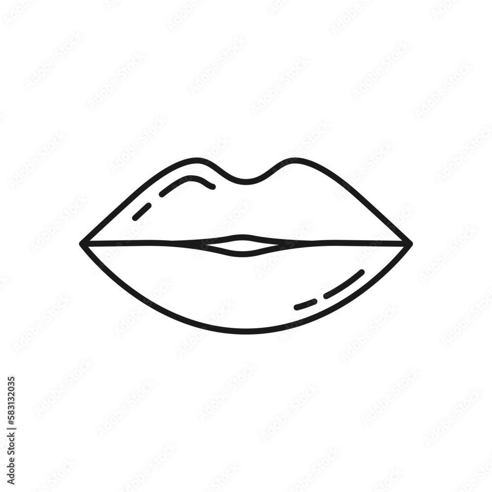 Human lips icon. High quality black vector illustration. Human lips icon. High quality black vector illustration.