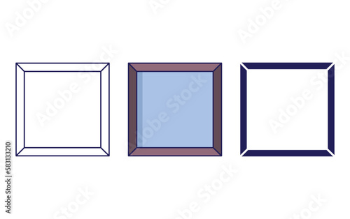 Frame vector icon