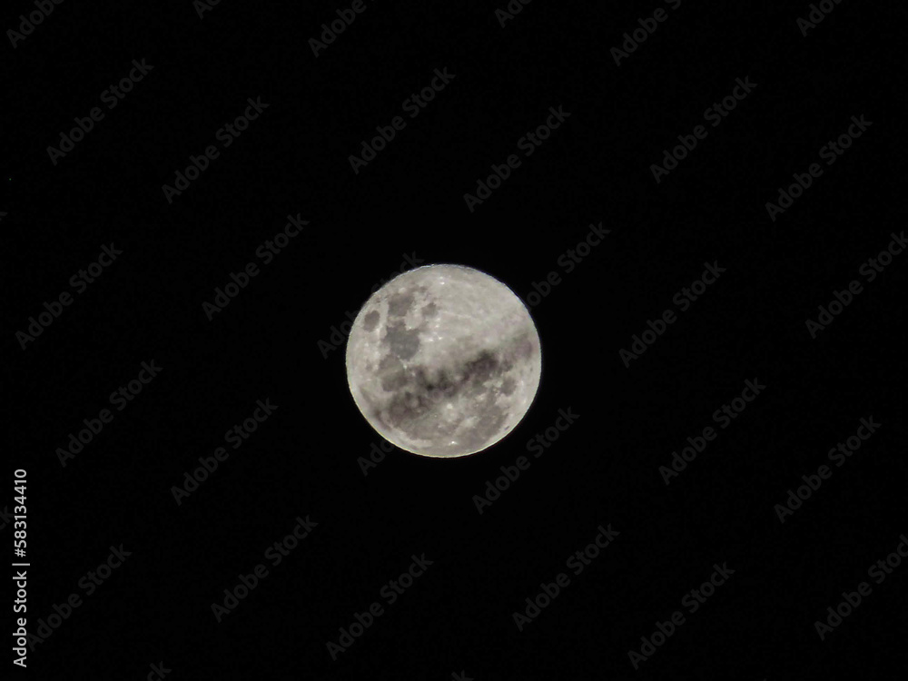 Naklejka premium moon in the sky