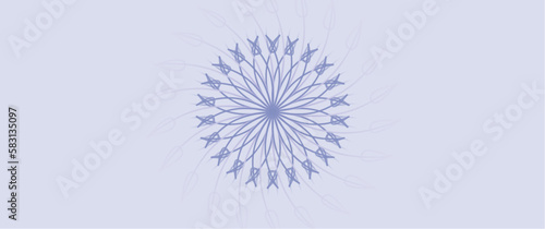 Radial seamless pattern with simple background, geometric radial repetitive seamless pattern. Suitable for simple background, backdrop, graphical assets.