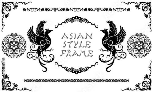 アジア調フレーム16（黒）