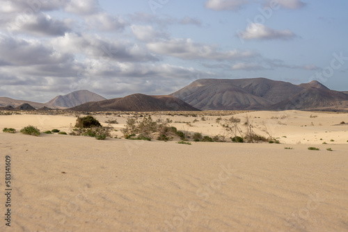 Desert and mountail, Corralejo, Fuerteventura