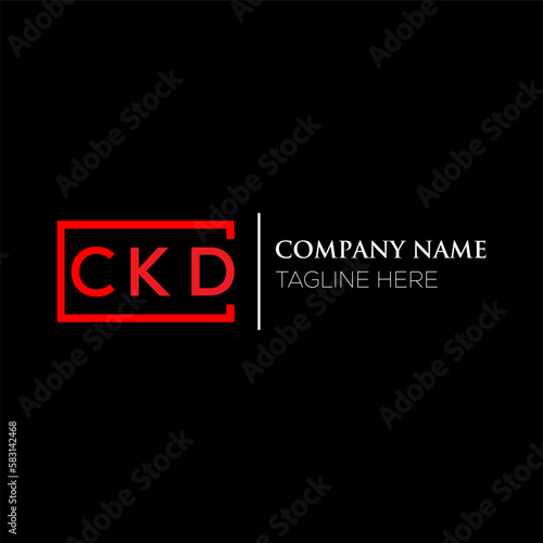 CKD letter logo design on black background. CKD creative initials letter logo concept. CKD letter design. CKD letter design on black background. CKD logo vector.
