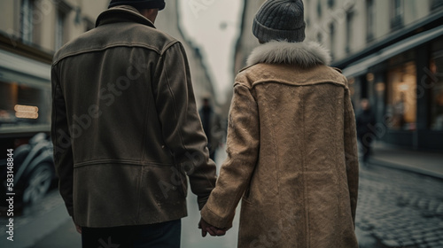 A Romantic Stroll Through the Streets AI 