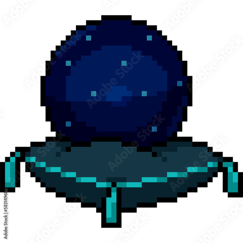 pixel art fancy mable decoration