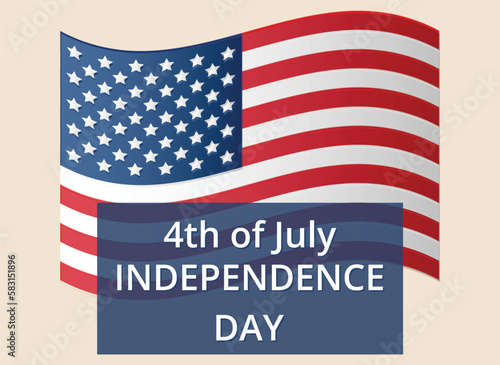 Independence Day USA Vector.