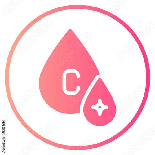 Vitamin c gradient icon