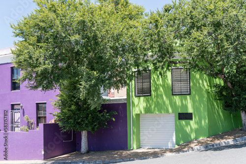 green and purple houses, Cape Town © hal_pand_108