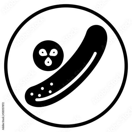 cucumber glyph icon