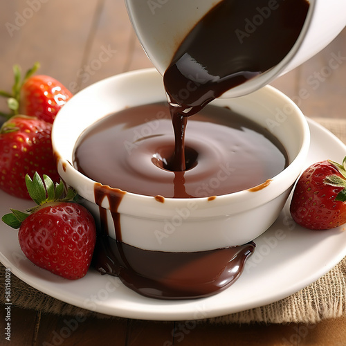 Pudding dipping