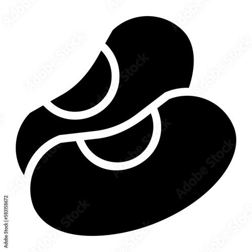 beans glyph icon