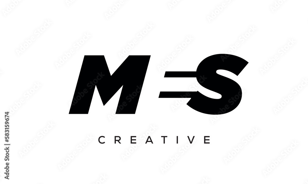 MES letters negative space logo design. creative typography monogram vector MES letters negative space logo design. creative typography monogram vector