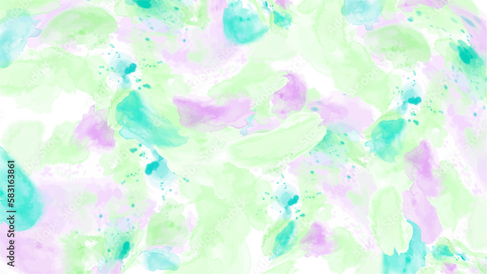 Abstract watercolor landscape background