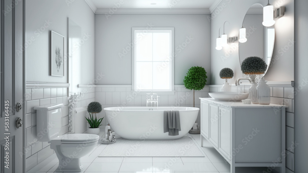 luxury apartment bathroom interior design by generative ai luxury apartment bathroom interior design by generative ai