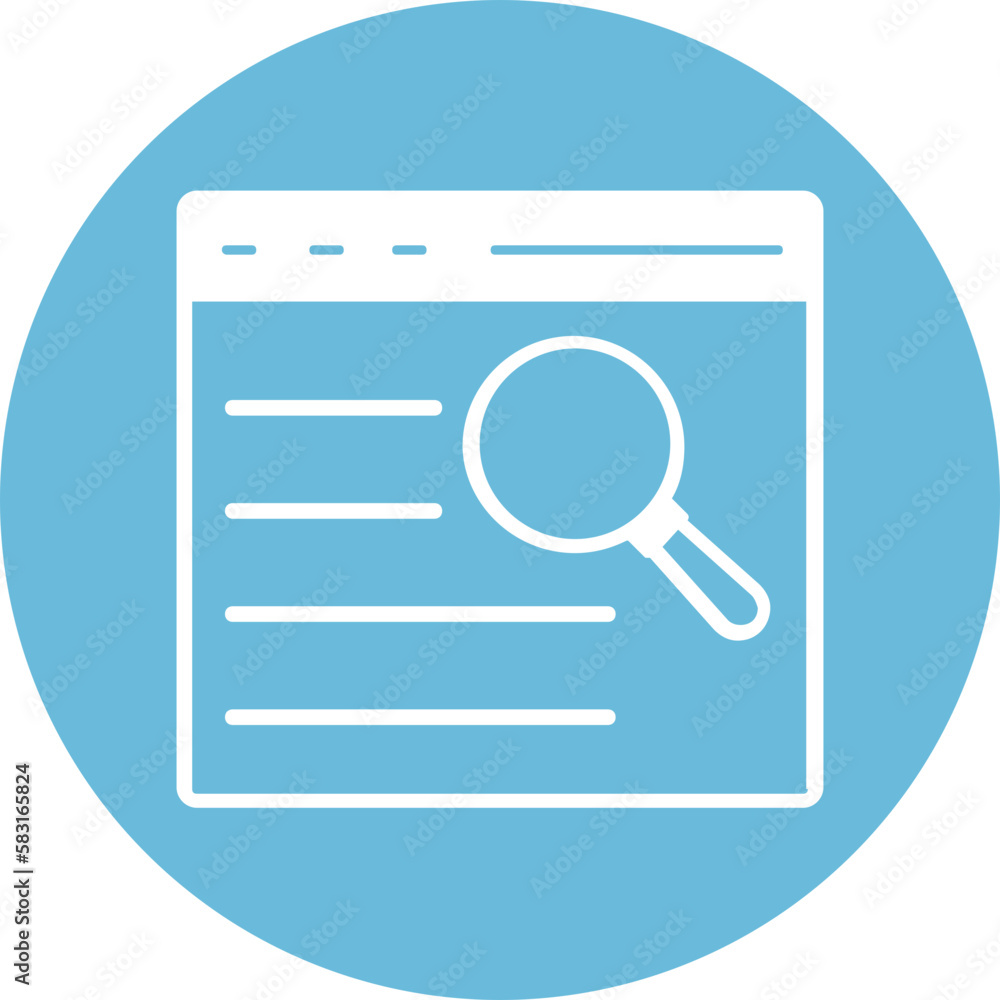 Search optimization Vector Icon
Search optimization Vector Icon