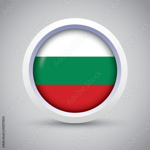 Bulgaria Flag Glossy Button on Gray Background. Vector Round Flat Icon Free Download Bulgaria Flag Glossy Button on Gray Background. Vector Round Flat Icon - GFXLoad