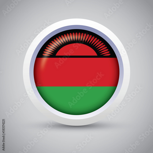 Malawi Flag Glossy Button on Gray Background. Vector Round Flat Icon Free Download Malawi Flag Glossy Button on Gray Background. Vector Round Flat Icon - GFXLoad