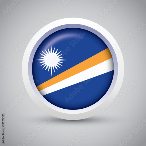 Marshall Islands Flag Glossy Button on Gray Background. Vector Round Flat Icon Free Download Marshall Islands Flag Glossy Button on Gray Background. Vector Round Flat Icon - GFXLoad