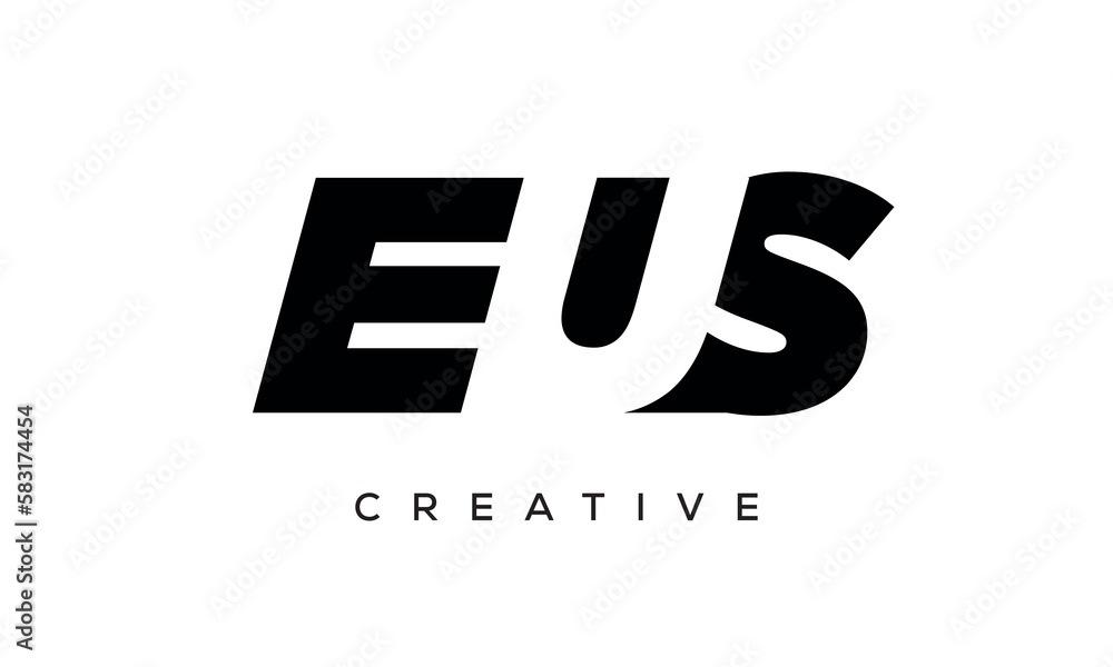 ERS letters negative space logo design. creative typography monogram vector ERS letters negative space logo design. creative typography monogram vector