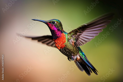 hummingbird in flight © Edwin