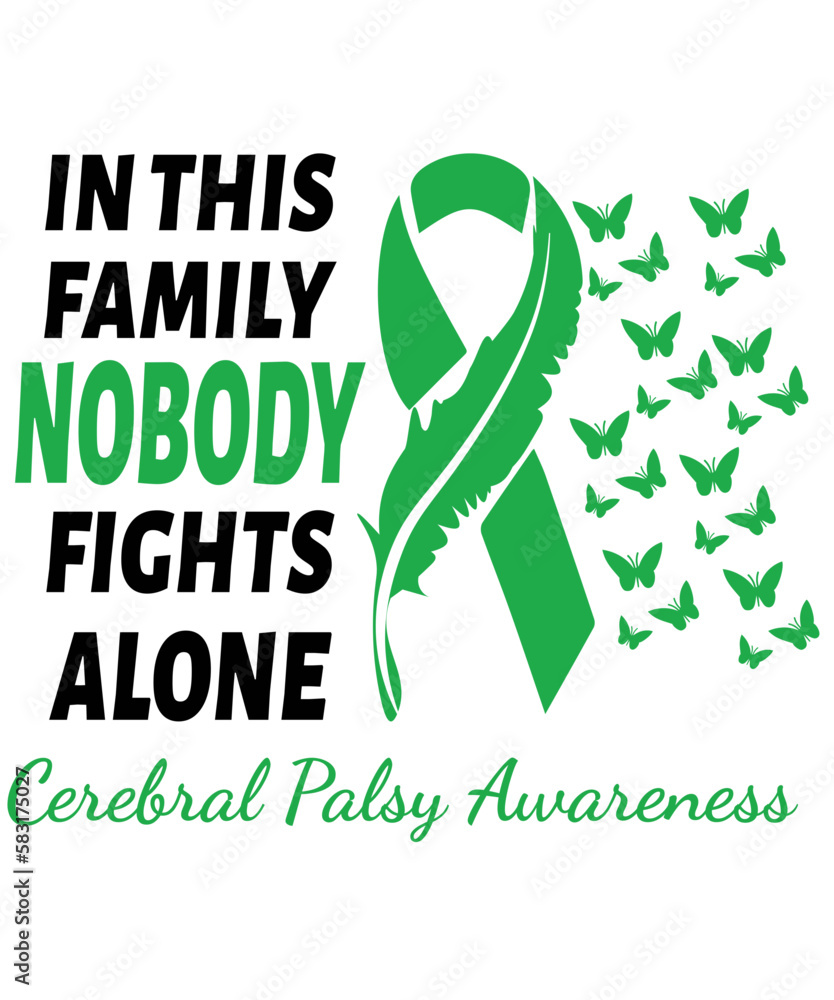 Cerebral Palsy Svg, Mama Of A Cerebral Palsy Warrior Svg, Cerebral