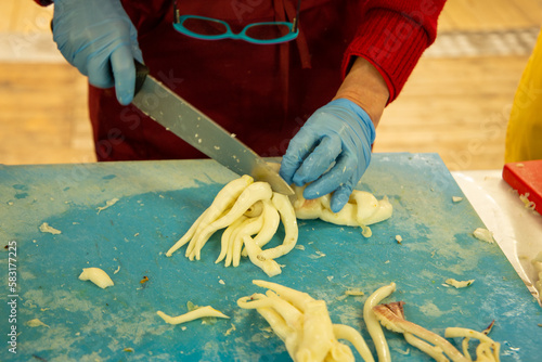 fish festival restaurants cook fish from the sea pinarella di cervia photo